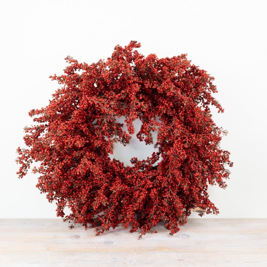 Red Berry Christmas Wreath, 60cm