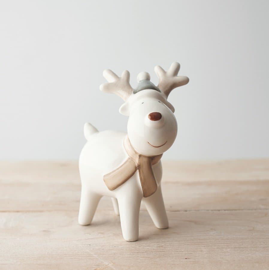 Neutral Red Nose Reindeer, 15cm
