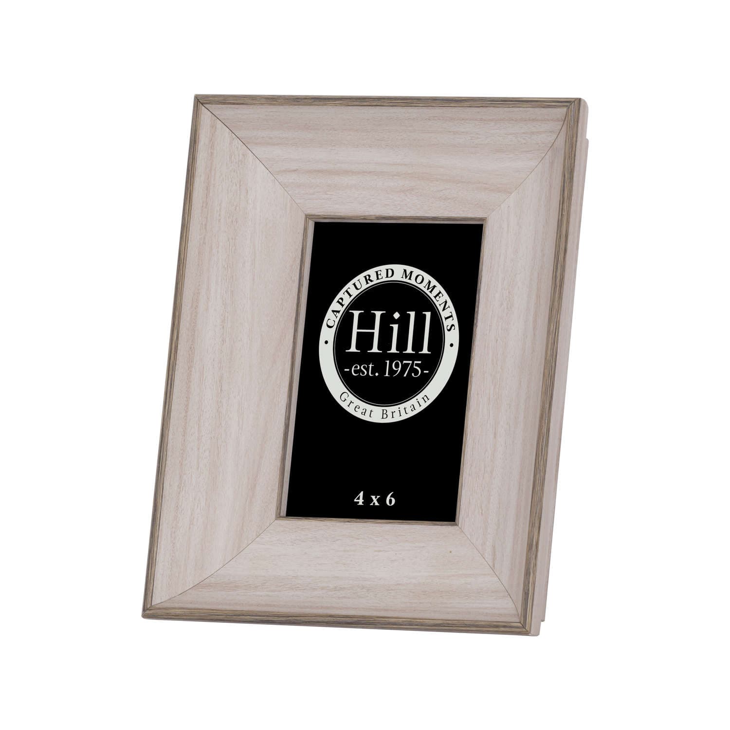 White-washed wood photo frame, 4x6