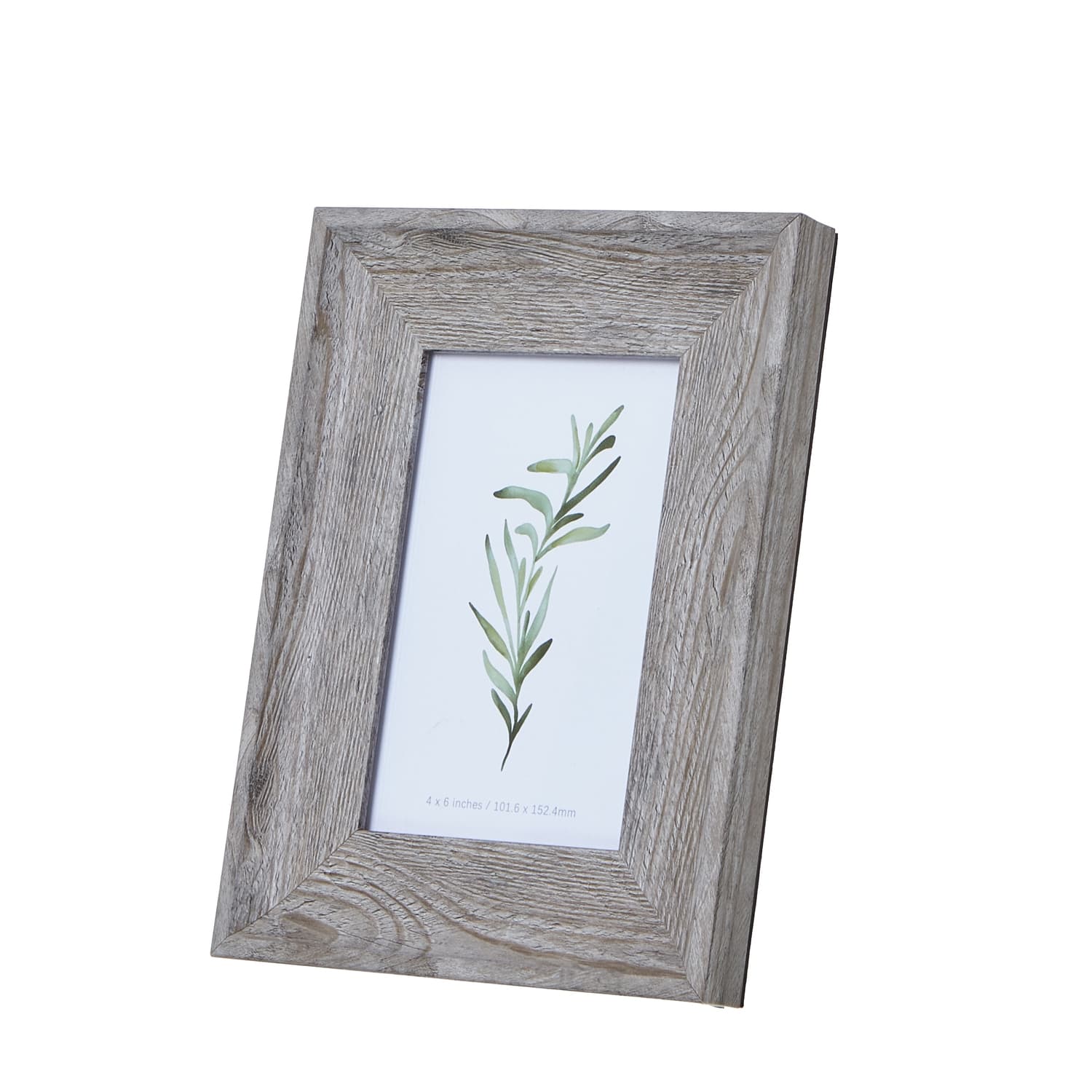 Grey-washed photo frame, 4x6