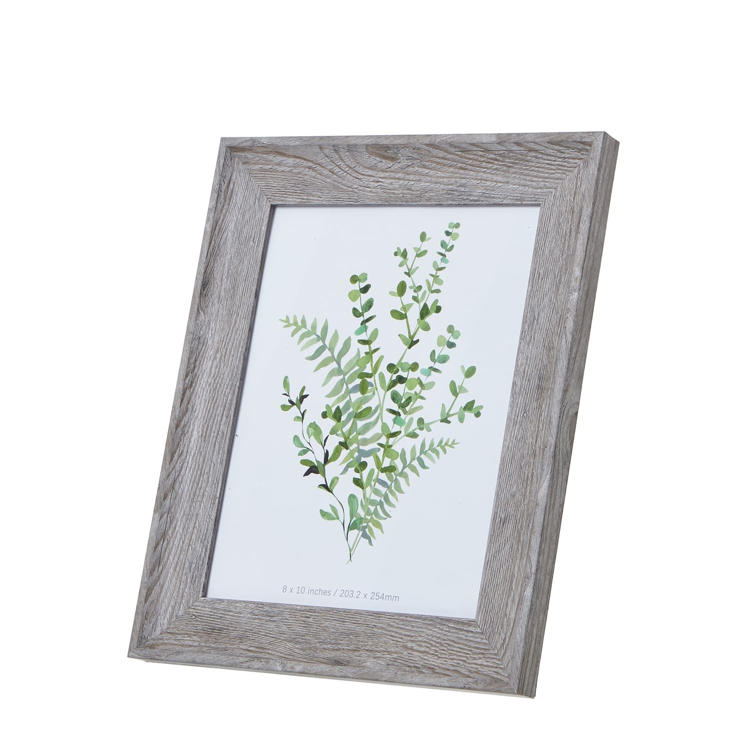 Grey-washed photo frame, 8x10