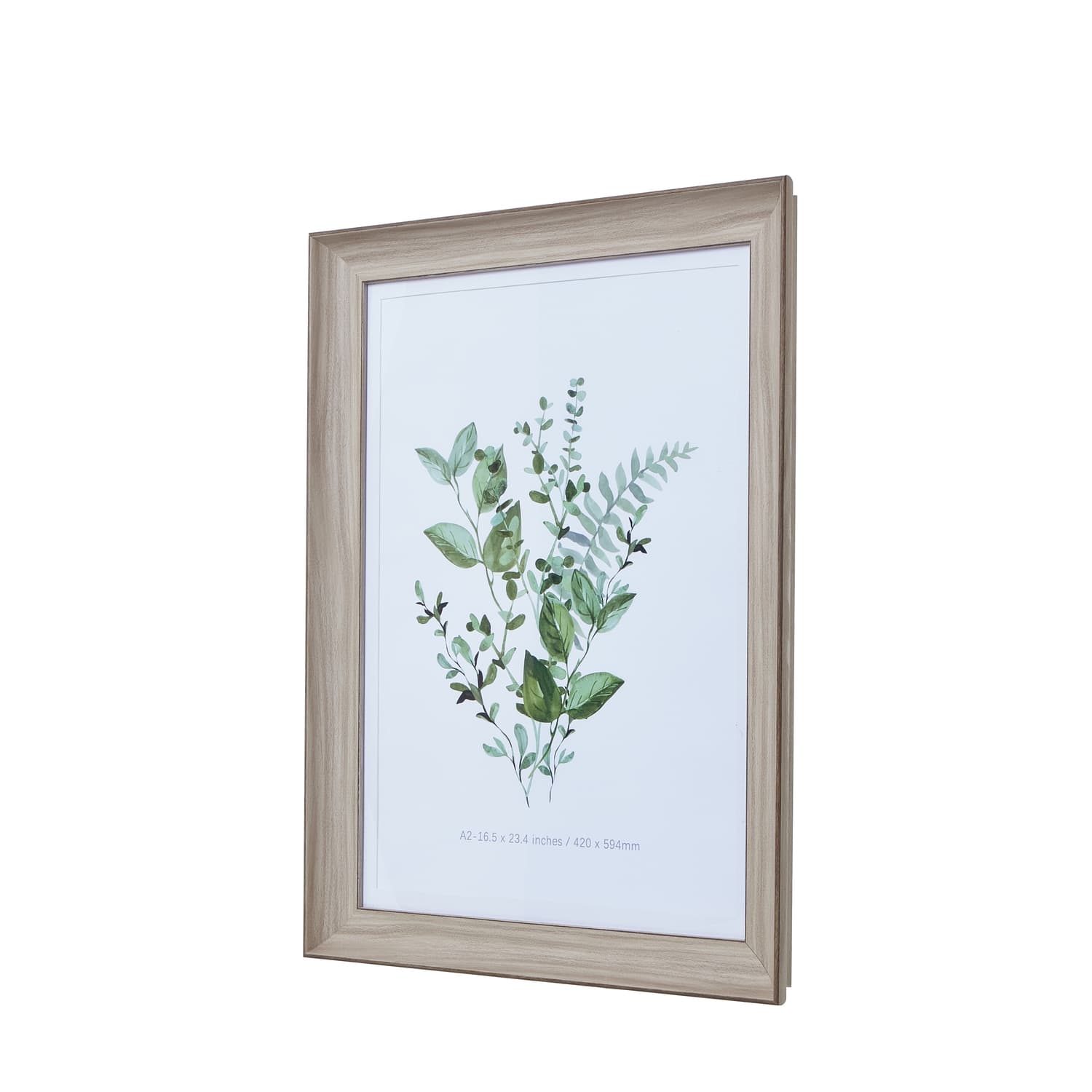 White-washed picture frame, A2