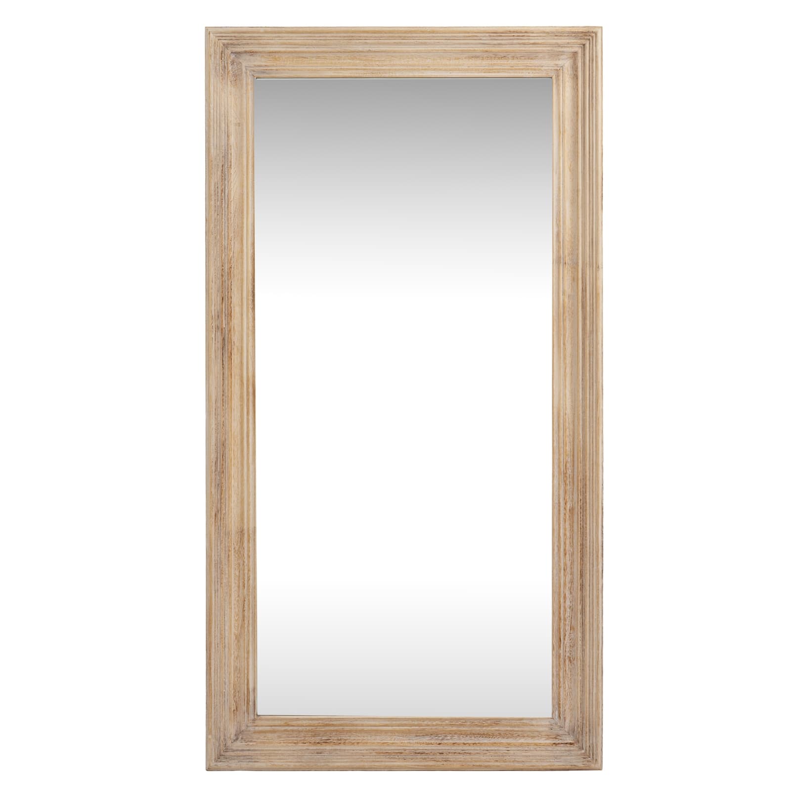 Washed Wood Framed Mirror