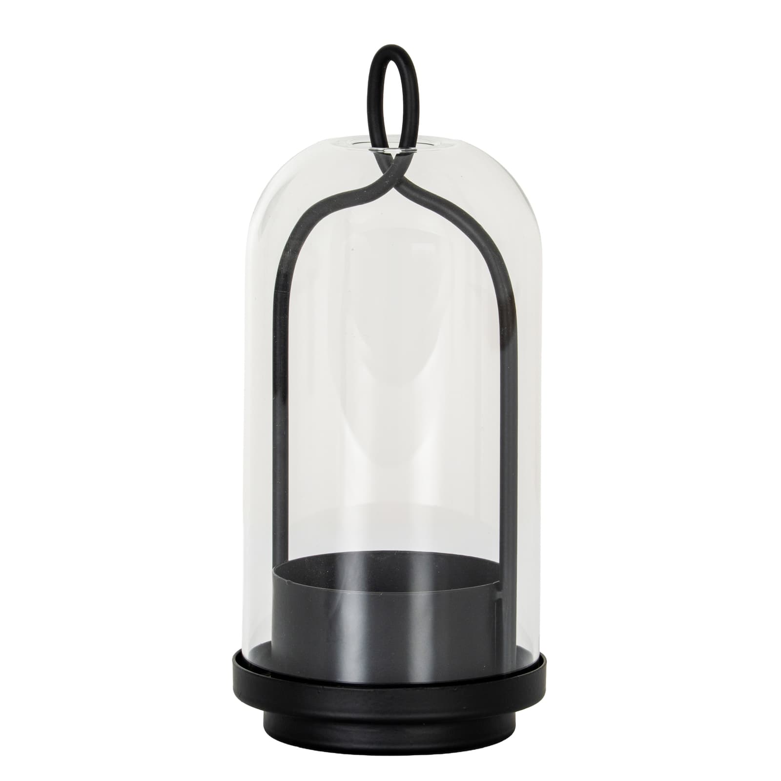 Nyx Medium Candle Holder With Glass Cloche