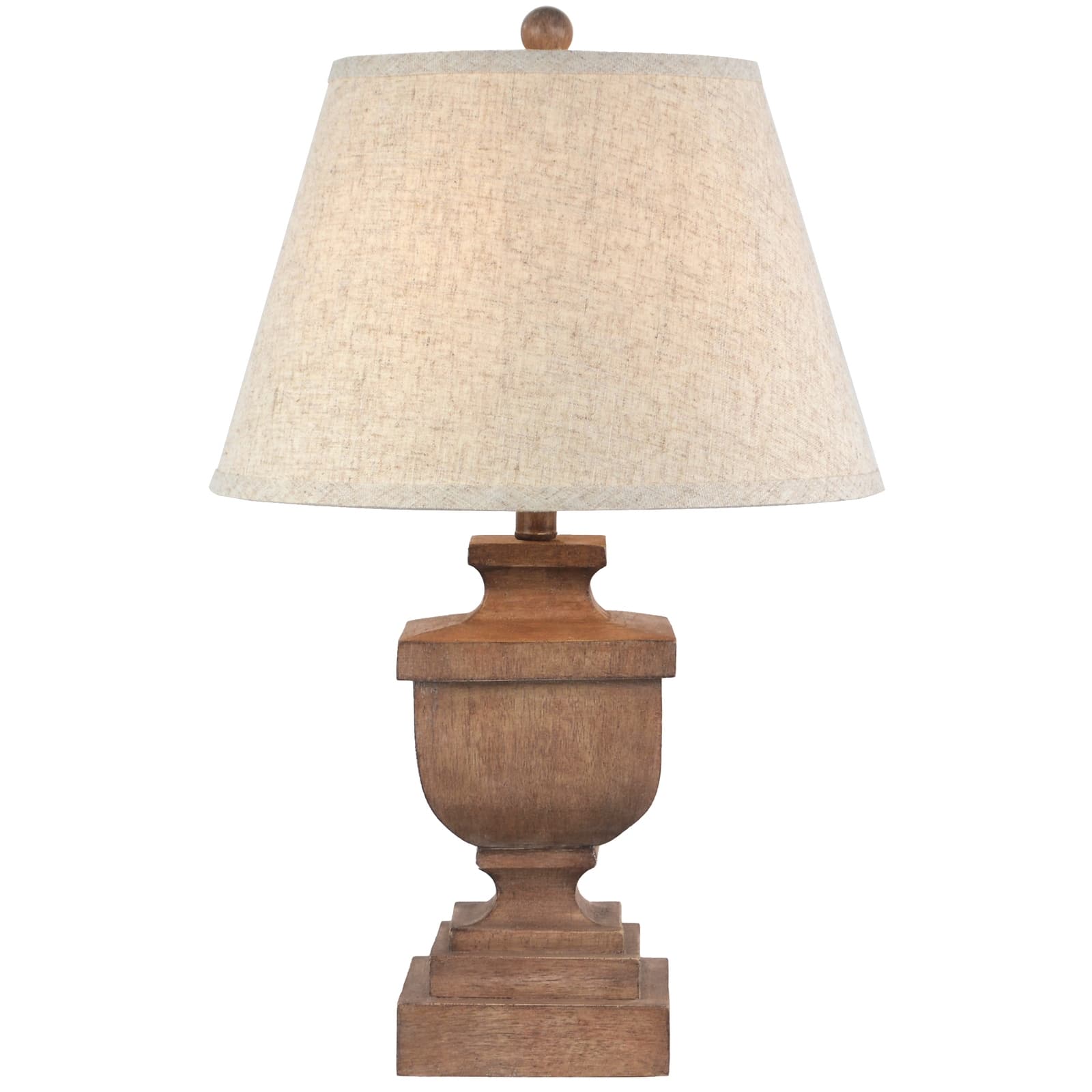 Ravelle Table Lamp With Edged Linen Shade