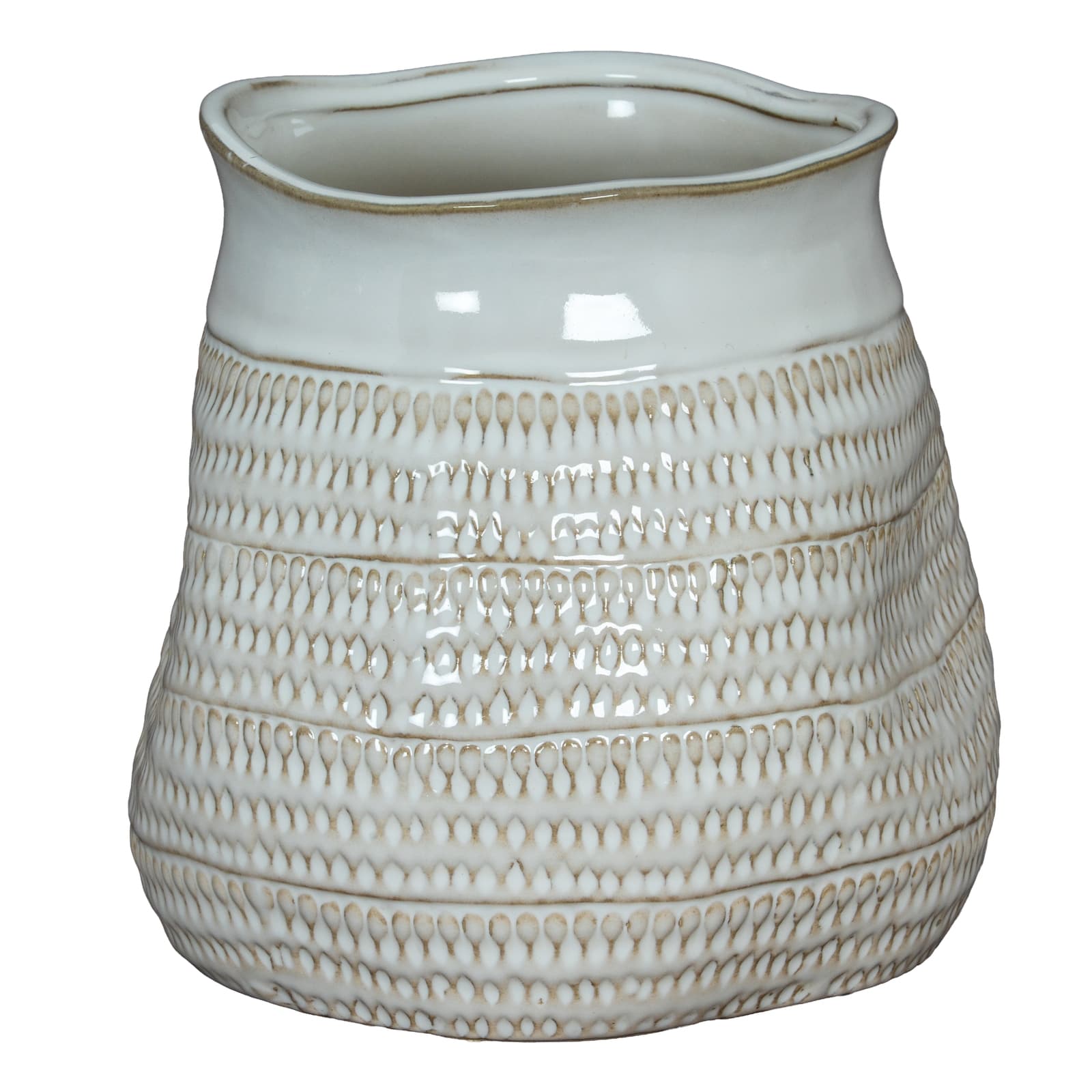 Tava Wide Hewn Vase