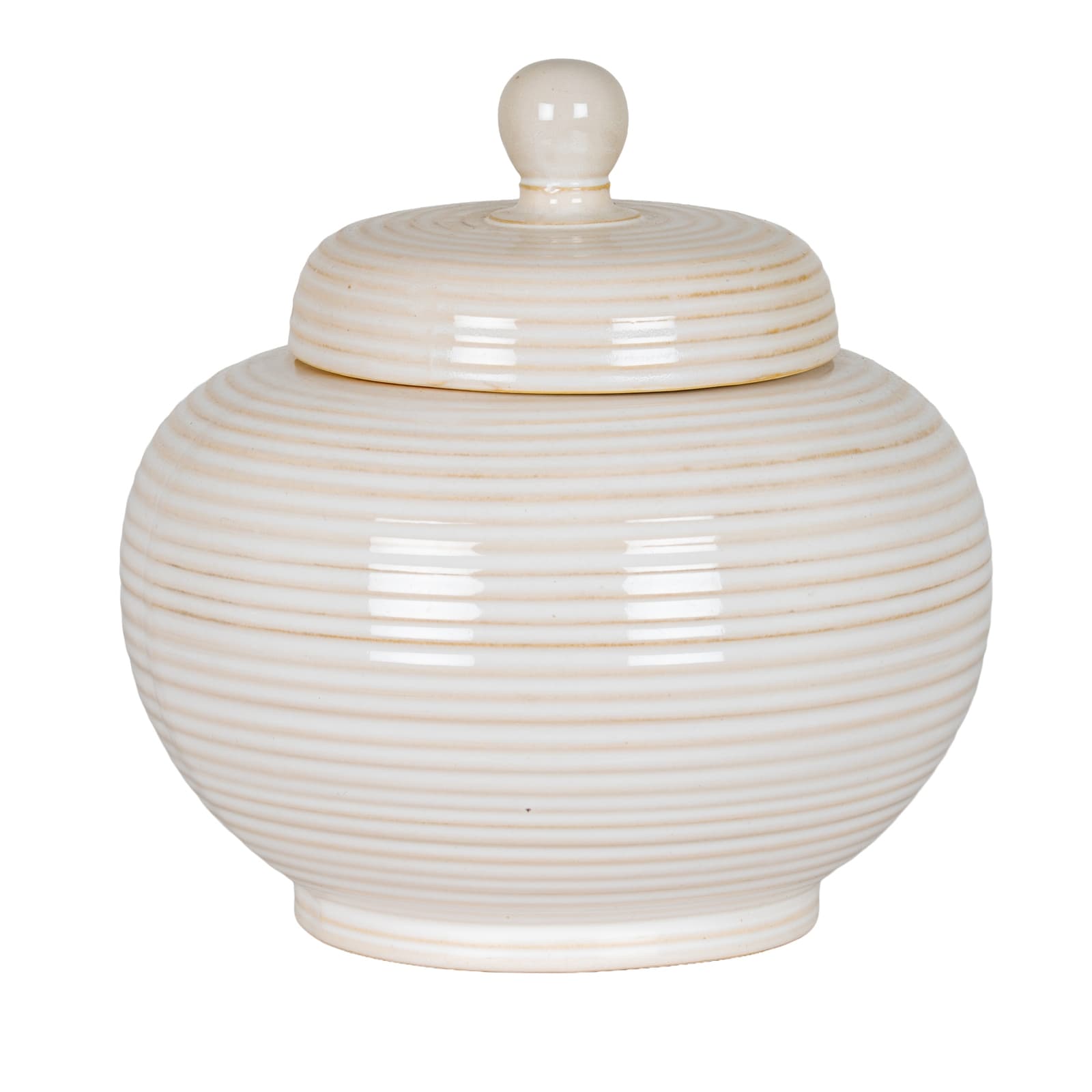 Neva Large Lidded Ceramic Jar