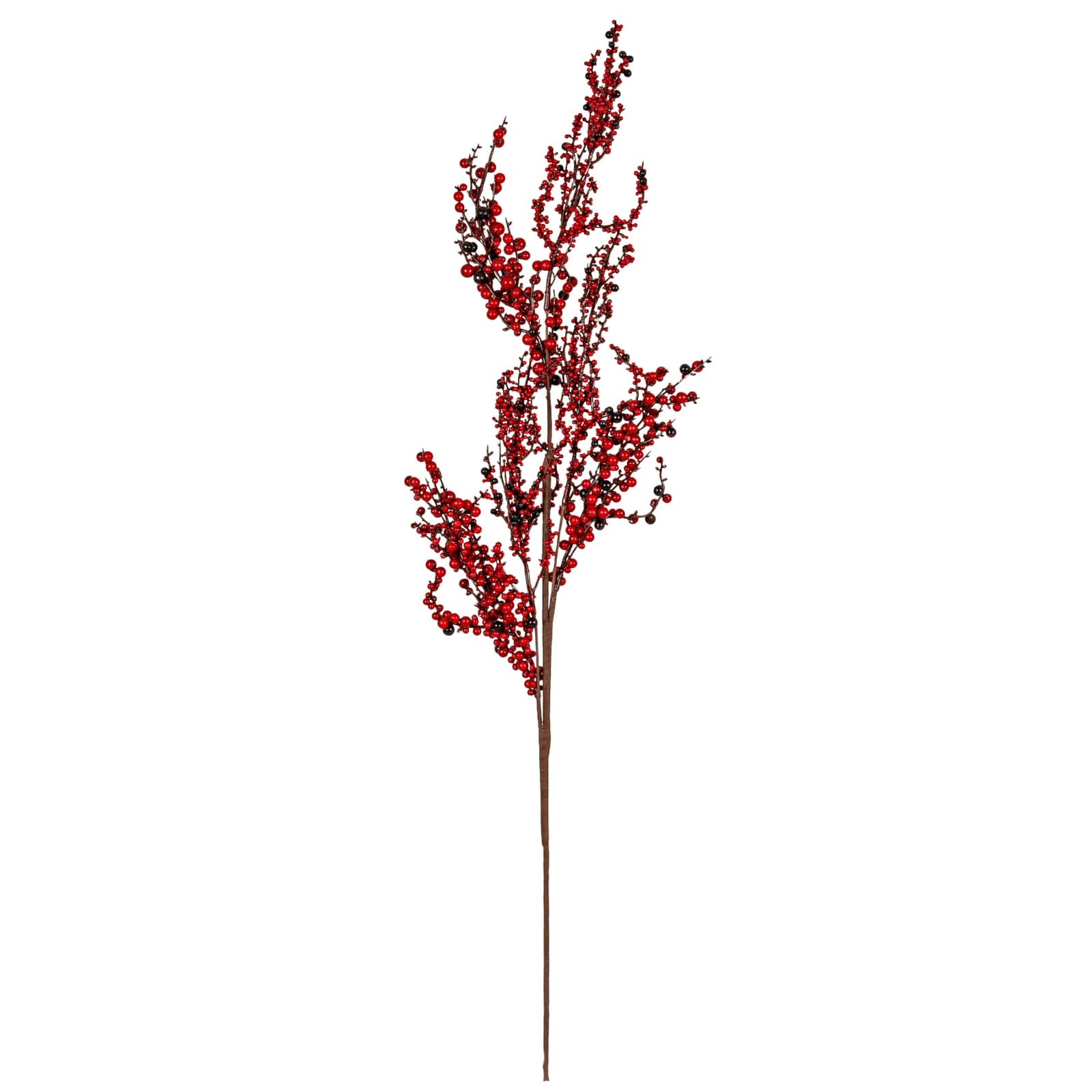 Large Winter Branch Spray With Red Berries