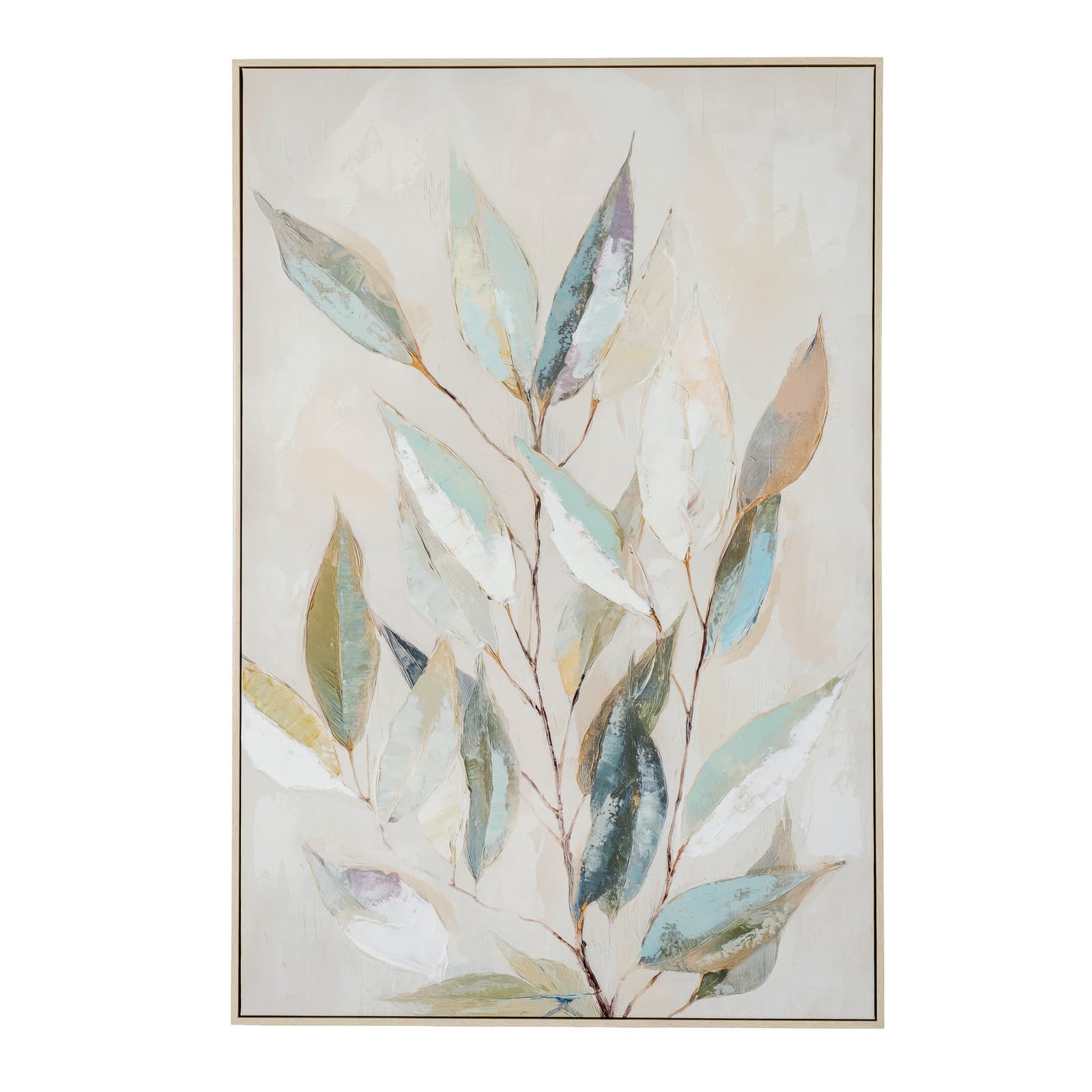 Willow Light Handpainted Canvas in Frame