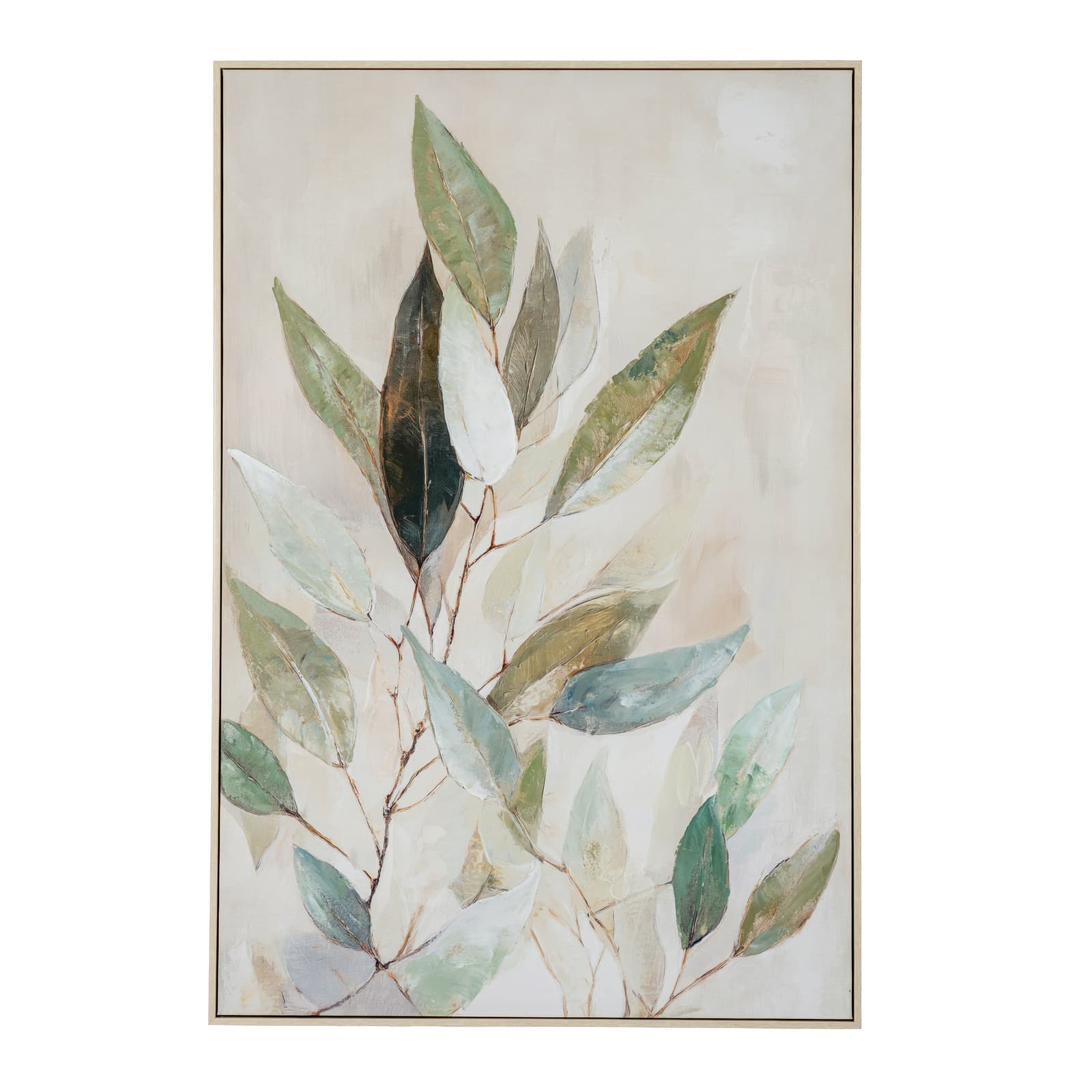Willow Shade Handpainted Canvas in Frame